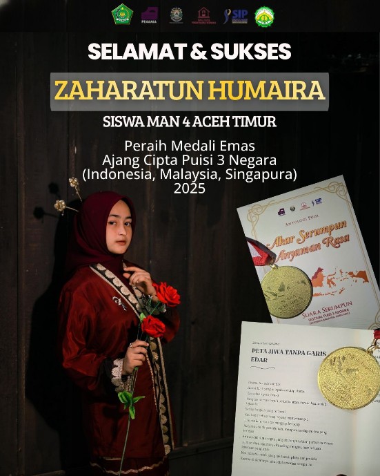 Zahratun Humaira Meraih Medali Emas